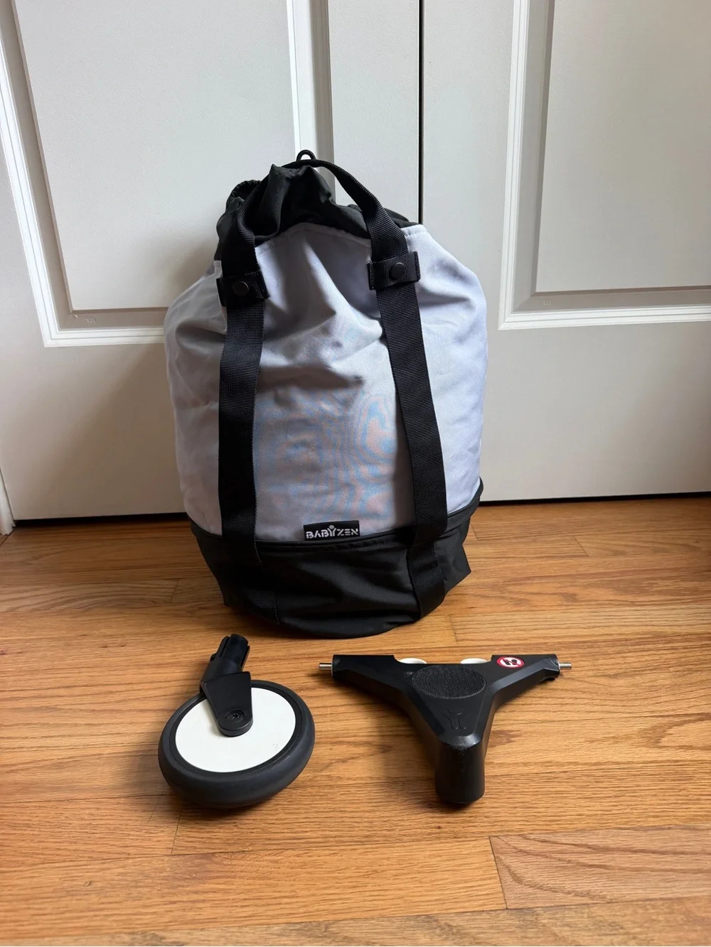 Stokke Babyzen Yoyo2 and Yoyo+ Stroller Rolling Bag - color Stone Gray